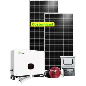 Hocheffizientes On-Grid-Photovoltaik-Solarenergiesystem für Zuhause komplettes Montageteil mit 5-Jahren-Garantie MPPT-Regler-Typ