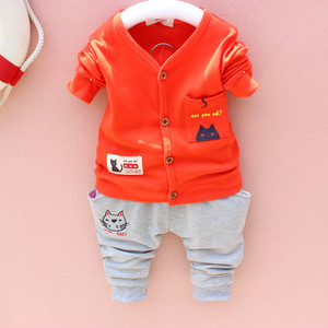 Ensemble de vêtements pour garçons, cardigans et pantalons, vêtements pour enfants, pour les distributeurs - Product Image 1