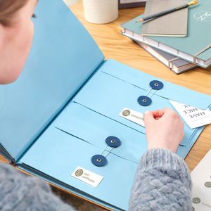 In Case I Go Missing Binder Folio Document Organizer Expanding <b>File</b> <b>Folder</b> Pockets Accordion Document Organize Pocket <b>File</b> Organ - Product Image 3