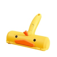 Nouvelle Brosse de Toilettage Pliable et Portable pour Animaux, Élimination des Poils, Faible Bruit, Écologique, Efficacité Instantanée, Poignée Ergonomique en ABS