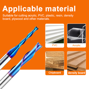 4mm 6mm cacbua <span class=keywords><strong>endmill</strong></span> hai sáo <span class=keywords><strong>2</strong></span> sáo xuống cắt cuối nhà máy 3/8 <span class=keywords><strong>1</strong></span>/4 <span class=keywords><strong>1</strong></span>/<span class=keywords><strong>2</strong></span> inch Shank 2F xuống cắt xoắn ốc Router bit cho gỗ - Product Image 3