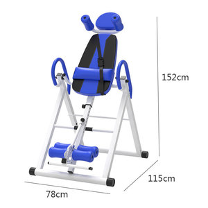 Mesa de inversión de servicio pesado múltiple con reposacabezas ajustable y cinturón protector, máquina camilla de espalda para terapia de alivio del dolor de espalda - Product Image 2