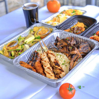 Boîte de préparation repas rectangulaire en aluminium avec couvercle, conteneur alimentaire jetable de qualité alimentaire, compatible four et réfrigérateur, pour plats à emporter