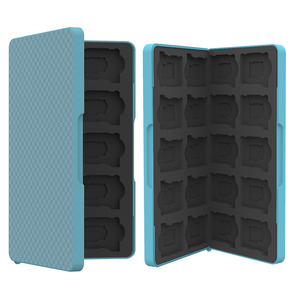 Darbeye Dayanıklı Koruma Oyun Aksesuarı Taşınabilir Seyahat Organizatör Manyetik 20 Oyun Kartı Yuvası Kılıf Nintendo <span class=keywords><strong>Switch</strong></span> 2 için Su Geçirmez - Product Image 1