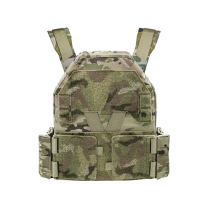 Colete Tático Vanda Camuflagem Verde Porta-Placas com Bolsas Triplas para Carregadores - Product Image 5