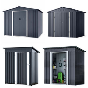 <span class=keywords><strong>Petit</strong></span> hangar de jardin en métal en acier avec double porte verrouillable <span class=keywords><strong>pour</strong></span> vélo - Product Image 6