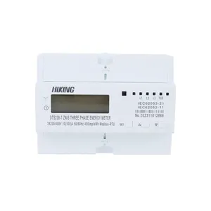 Medidor de energía multifunción trifásico RS485 medidor de kWh inteligente sistema solar fotovoltaico 3P4W Monitor de potencia