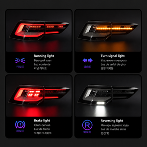 ชุดไฟท้าย LED BK สำหรับ Golf8 2021-2023 รุ่น Venom สีแดง เล<span class=keywords><strong>น</strong></span>ส์แดง ไฟเลี้ยวแบบ Sequential ไฟเบรก แบบเสียบปลั๊กใช้งา<span class=keywords><strong>น</strong></span>ได้ทันที - Product Image 4