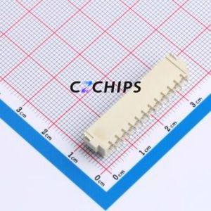 WAFER-XH2.54-12PWB Wire-to-Board Pin Header SMD,P=2.54mm,Horizontal Mount Connector 1x12P 2.5mm Horizontal Mount XH - Product Image 2