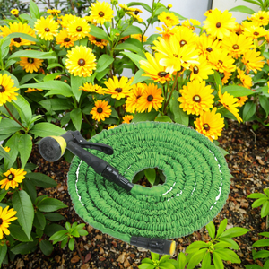 عرض رائع 25/Ft مجموعة PVC قابلة للتوسيع مع 7 نمط بندقية خرطوم الحديقة - Product Image 4