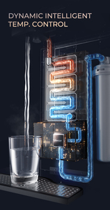 Erogatore elettrico di acqua calda e fredda di plastica Soda e acqua frizzante Maker per la casa e gli alberghi - Product Image 4