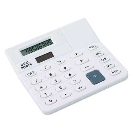 Dual-Power Scientific Pocket Digital Calculator Plastic Solar Battery Operated for School Use CORNER Style