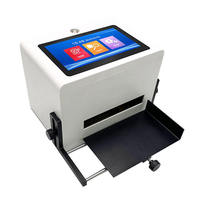 Imprimante jet d'encre TIJ de bureau 12,7 mm pour le codage de production sur canettes, bouteilles et boîtes, pour l'impression de texte, date, code QR, logo et numéro de lot
