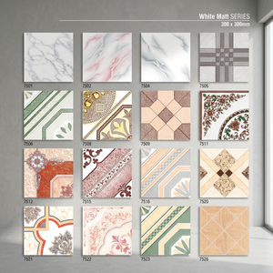 Carreaux de sol ordinaires 300x300mm, brillants, émaillés, rectifiés, surface rustique, numériques, 12x12, 16x16, 40x40, 30x30, carreaux de sol en céramique - Product Image 2