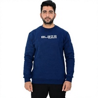 Sweat-shirts d'hiver pour hommes avec logo personnalisé - Broderie et impression sérigraphiée, imperméables, respirants, en molleton de coton uni blanc et noir