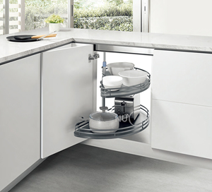 NUOMI <strong>Cabinet</strong> Accessories Magic <strong>Corner</strong> Lazy Susan Turntable Shelf Pantry Organizer <strong>Kitchen</strong> <strong>Storage</strong> - Product Image 3