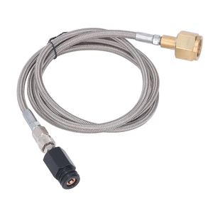 Adaptador <span class=keywords><strong>de</strong></span> Recarga <span class=keywords><strong>de</strong></span> <span class=keywords><strong>Soda</strong></span>, Conector para Cilindro <span class=keywords><strong>de</strong></span> CO2 con Manguera <span class=keywords><strong>de</strong></span> 60 Pulgadas, Manguera <span class=keywords><strong>de</strong></span> Acero Inoxidable CGA320 - Product Image 5