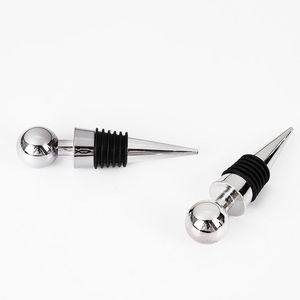 Wine <b>Stopper</b> Metal Cone Shape With Rubber Seal For <b>Bottle</b> Sealing - Product Image 3