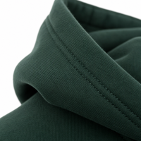Sweat-shirt pour homme vert foncé surdimensionné, logo personnalisé, vente en gros