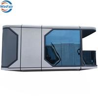 WinFair Colombie – Nouvelle Capsule Spatiale Préfabriquée de 20 pieds – Mini-Maison Mobile pour Vacances / Cabane / Hôtel
