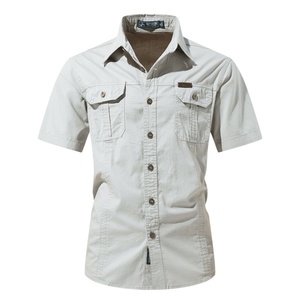 Camisas de Hombre de Manga Corta con Botones, Camisa Polo, Moda Casual de Verano, Camisas de Playa, Ropa de Pesca, Ropa de Caza - Product Image 2