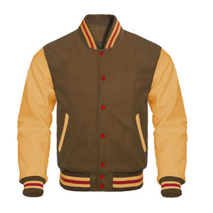 Chaqueta Universitaria Personalizada 100% Lana para Hombre, Estilo Béisbol, Reversible, Resistente al Viento, para Invierno - Product Image 5