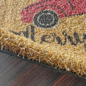 Tapis de porte moderne rayé en polypropylène antidérapant pour la maison et l'hôtel, tapis de sol doux avec fonction anti-poussière et anti-boue - Product Image 3