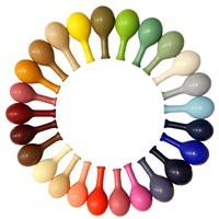 Lot de 100 ballons en latex vintage jaune citron et orange de 10 pouces (2,2 g) pour fêtes d'anniversaire d'enfants et décorations d'ouverture de magasin, vente en gros