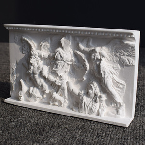 Châu Âu thiên thần khổng lồ relievo Silicone khuôn mẫu cho trong nhà thạch cao xi măng mặt hàng trang trí - Product Image 2