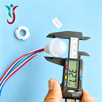 Luz LED de Punto RGB de 33 mm, Impermeable y Programable, Tipo Hongo, para Parques de Atracciones, Noria, Decoración Navideña