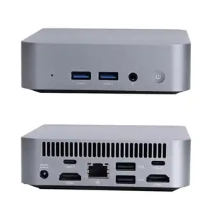 Small Size Intel Core i7 1185G7 Mini Desktop PC with 8 Cores Dual 4K HD Display for HTPC Home Office Work