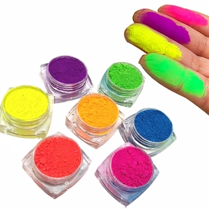 Échantillon gratuit d'approvisionnement d'usine de résine de colorant fluorescent pigment bleu plus brillant pour le plastique <span class=keywords><strong>slime</strong></span> - Product Image 2
