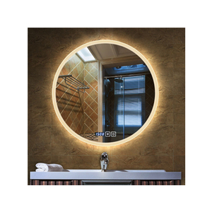 Diamètre personnalisé <span class=keywords><strong>100</strong></span> <span class=keywords><strong>cm</strong></span> <span class=keywords><strong>Rond</strong></span> Désembuage Temps Température <span class=keywords><strong>Miroir</strong></span> LED pour <span class=keywords><strong>Salle</strong></span> <span class=keywords><strong>De</strong></span> Bains Lavage Vanité Maquillage <span class=keywords><strong>Miroir</strong></span> Espejo - Product Image 6