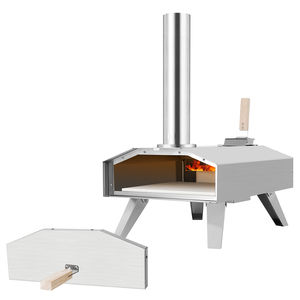 13 pollici portatile da tavolo in acciaio inox forno per Pizza da campeggio all'aperto a legna griglia per Pizza fatta con acciaio inossidabile - Product Image 1