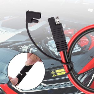 SAE pil konektörü tel 2 pinli Terminal kablo demeti uzatma şarj kablosu hızlı bağlantı SAE pil kablo uzatma kablosu - Product Image 4
