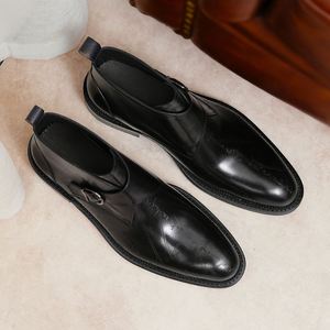 Chaussures Oxford en cuir formelles de haute qualité pour hommes, légères, respirantes, antidérapantes, pour l'automne, style business décontracté, luxe - Product Image 6