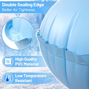 Coussins gonflables ronds pour piscines hors sol, <span class=keywords><strong>Kit</strong></span> de fermeture d'hiver pour <span class=keywords><strong>piscine</strong></span> d'hiver, égaliseur de glace en PVC - Product Image 3