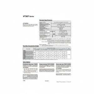 Pièces pneumatiques VT307K-5GS1-02-F d'électrovanne pneumatique SMC - Product Image 1