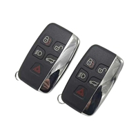 Coque de clé intelligente à 5 boutons pour clés de véhicules Land Rover Jaguar (pièce de rechange)