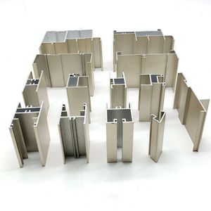 China Aluminium Produkte <span class=keywords><strong>Windows</strong></span> Profile Kanal rahmen Golden Extrude Alu 6000 Series Factory - Product Image 3