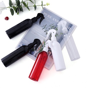 Botella pulverizadora de plástico negra con boquilla y gatillo, para detergente líquido, 500ml, vacía - Product Image 3