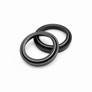 Coppia di coperture antipolvere forcella Showa parti di sistemi di carrozzeria moto in gomma per KTM EXC 150 20-24 - Product Image 1