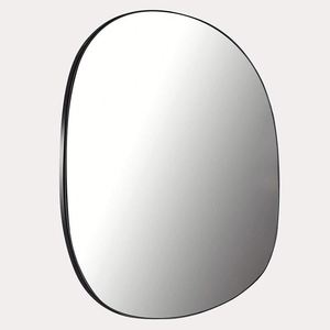 Miroir mural suspendu grand format asymétrique, long, esthétique, pour la décoration de salle de bain, grand miroir irrégulier, miroir, spiegel - Product Image 4