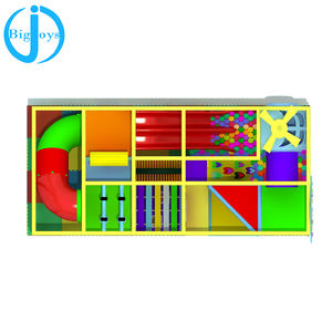 Aire de jeux intérieure commerciale à bas prix centre de jeu personnalisé château coquin pour enfants drôle - Product Image 6