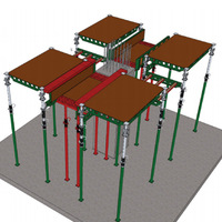Coffrage d'échafaudage de dalle et de table de plancher en acier de construction verte de haute performance pour des projets de construction
