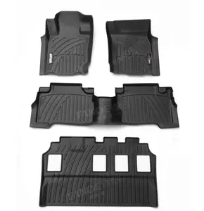 Custom-Fit Automatten Voor Mitsubishi Outlander 7 Seats Volledige Dekking Waterdichte Auto Voet Covers Luxe Auto Interieur Accessoires