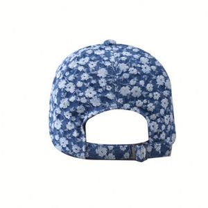 High Quality Thickened Denim Flower Women's Baseball <b>Cap</b> Sporty Formal Style Common Fabric Metal Buckle Back Closure <b>Scrub</b> <b>Cap</b> - Product Image 5