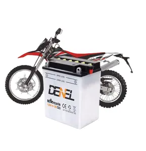 Logo Oem pabrik Cina DENEL 12v casing baterai sepeda motor ytz10s baterai untuk sepeda motor 12N10-3B
