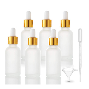 15ml 20ml 30ml 50ml 60ml 100ml 120ml Cosmetic Empty Refillable Essential Oil Frosted Flat Shoulder <b>Dropper</b> Glass <b>Bottle</b> - Product Image 1