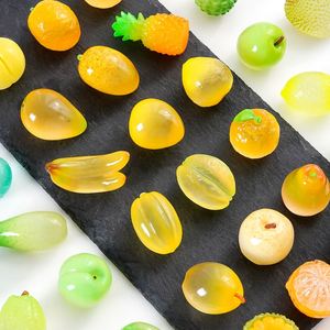 Modelo de Fruta Artificial Luminosa en Miniatura Personalizable, Accesorios DIY, Adorno de Fruta Pequeño y Bonito, Regalo para Llavero de Frutas - Product Image 3